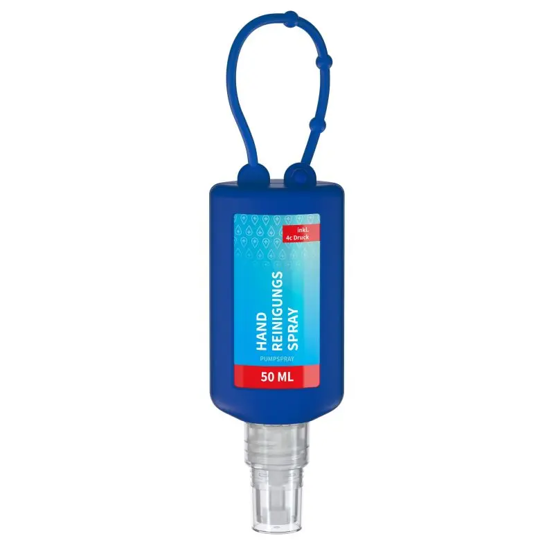 50 ml Alkoholisches Handreinigungsspray - Body Label - Ocean Blau