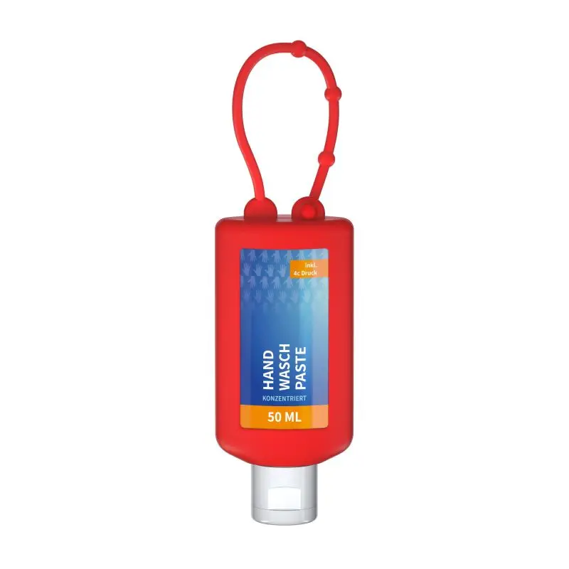 50 ml Kraftvolle Handwaschpaste - Body Label - Signalrot
