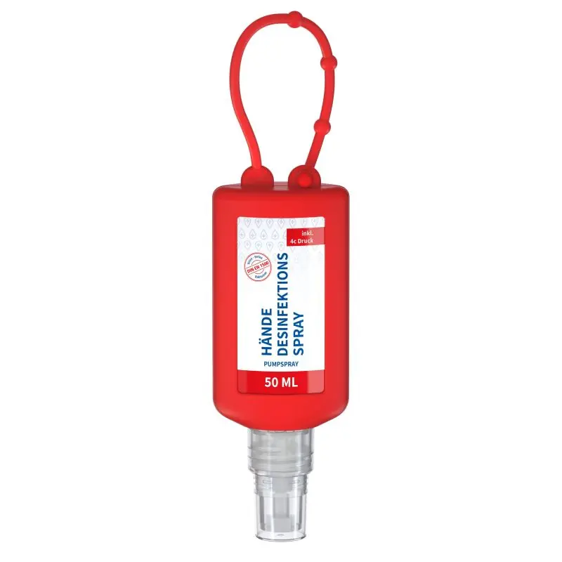 50ml Bumper Hygiene-Handspray, DIN EN 1500, auffallend rotes Label