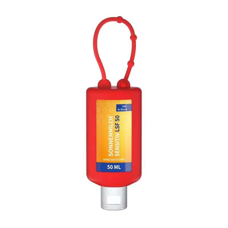 Body Label Intensive Sonnenmilch, 50ml, LSF 50, Empfindliche Haut, Rot
