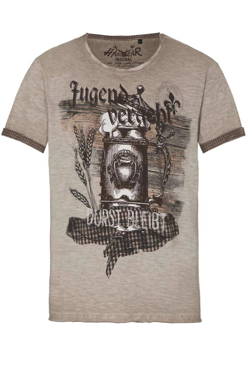 Herren T-Shirt Maßkrug Bier