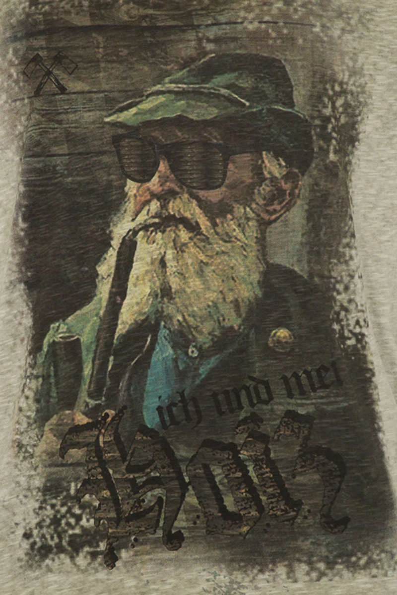 Herren T-Shirt ich und mei Hoiz