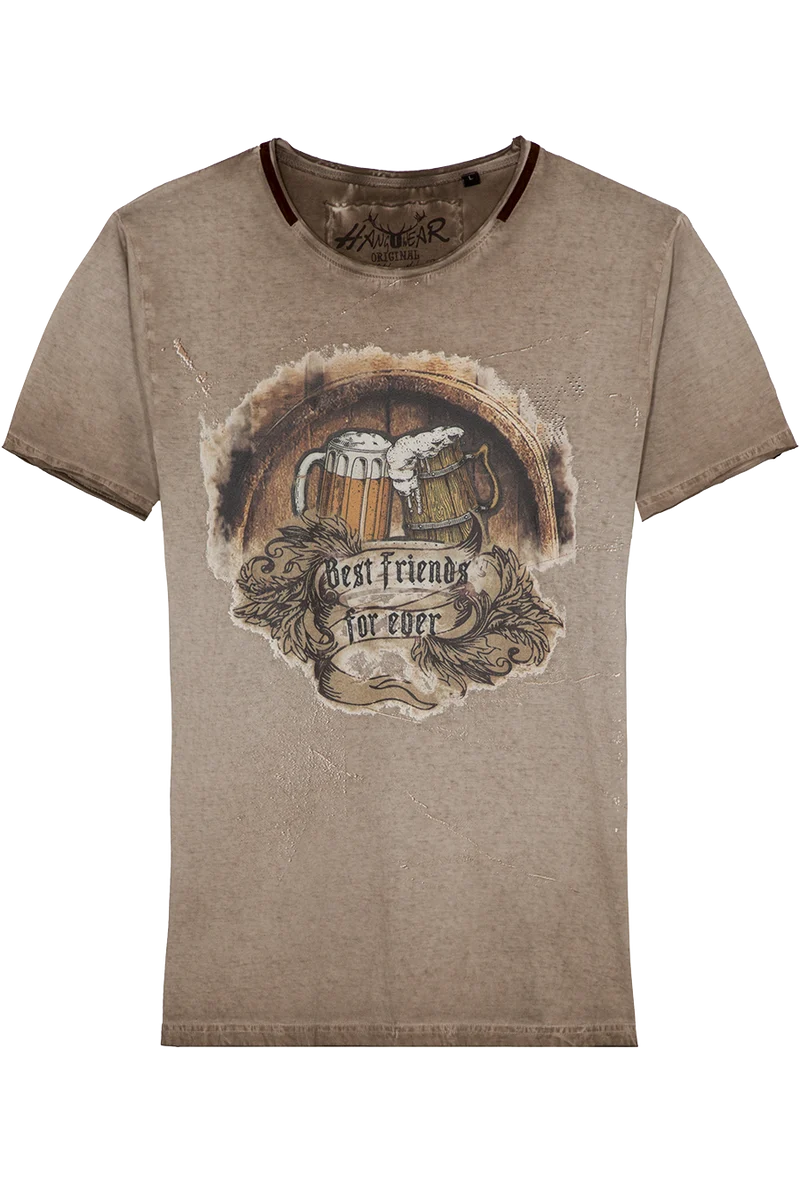 Herren T-Shirt Biermotiv 'Best Friends for ever'