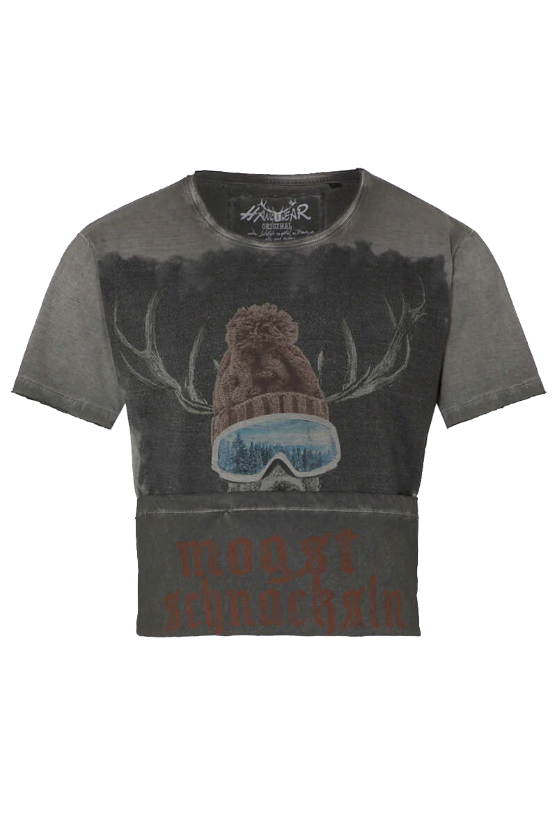 Herren T-Shirt 'Skihirsch'