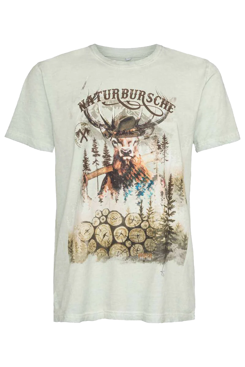 Herren T-Shirt 'Naturbursche'
