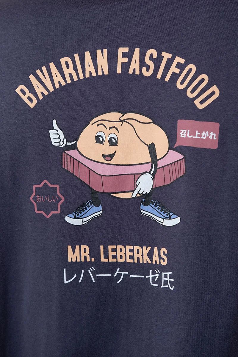 Herren T-Shirt 'Mr. Leberkas'