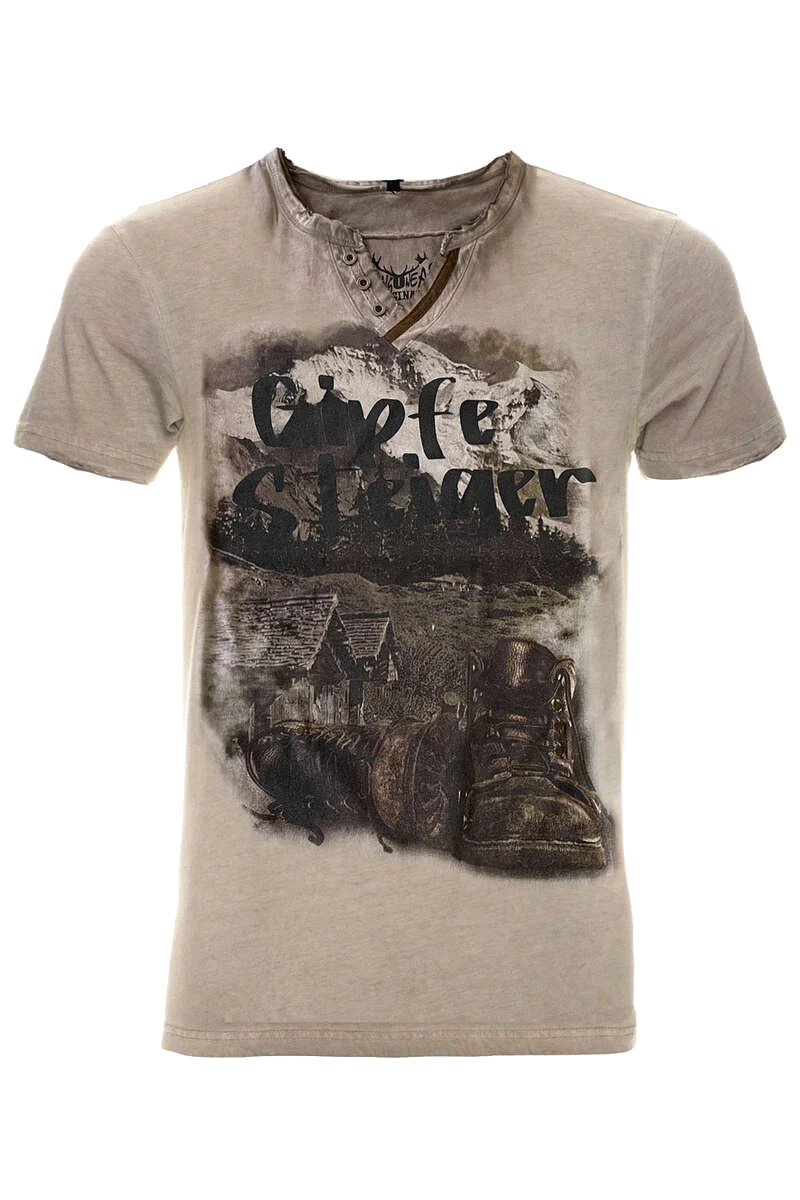 Herren T-Shirt 'Gipfe Steiger'