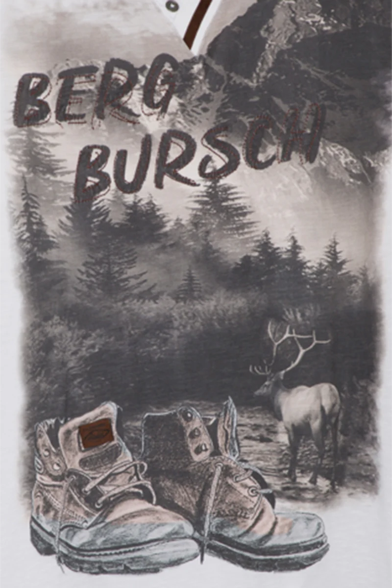 Herren T-Shirt 'Berg Bursch' Bio-Baumwolle