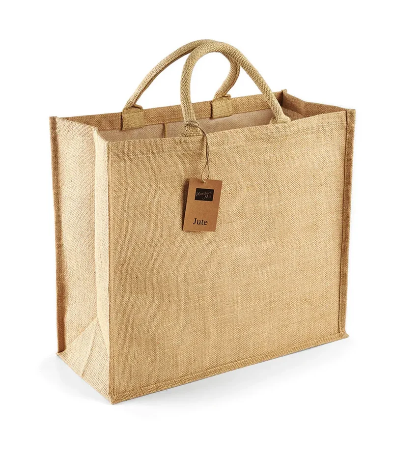 Großer Jute-Einkaufsbeutel