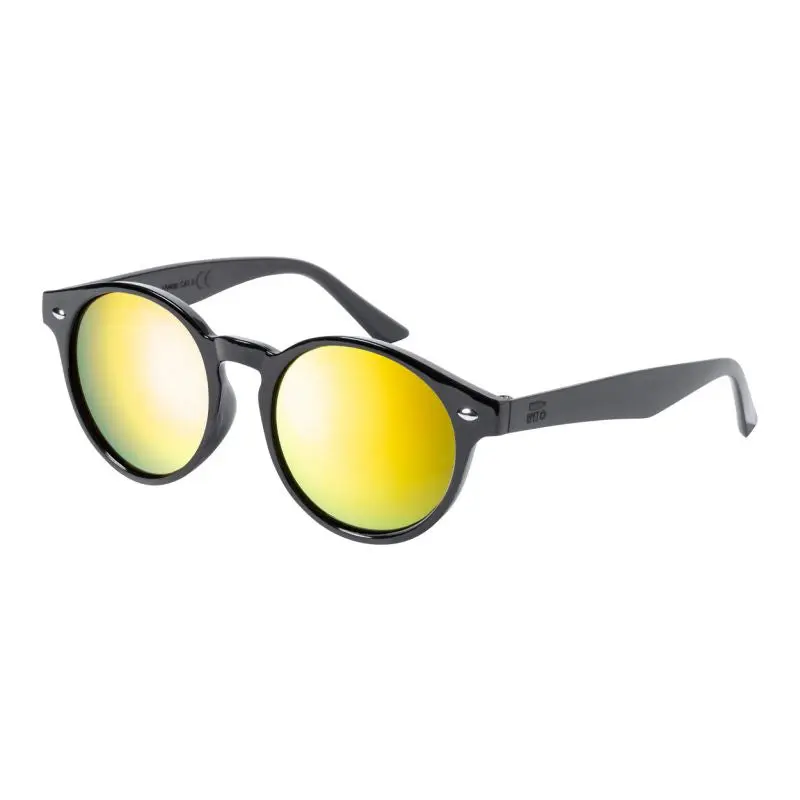 Poren RPET Sonnenbrille in Gelb, Nachhaltige UV400 Schutzbrille