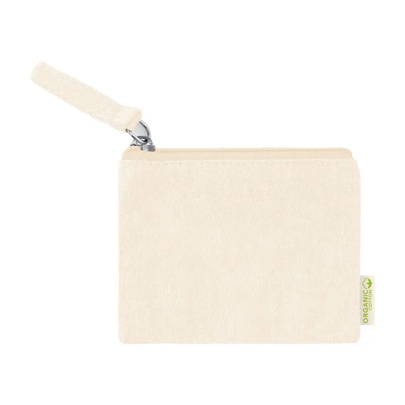 Fontix Baumwoll-Brieftasche - Natur Umweltfreundliche Geldbörse aus natürlichem Material