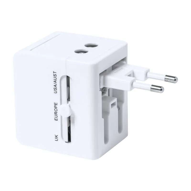 Beigar Universal Reiseadapter - Flexibel & Weltweit Einsetzbar - Weiß