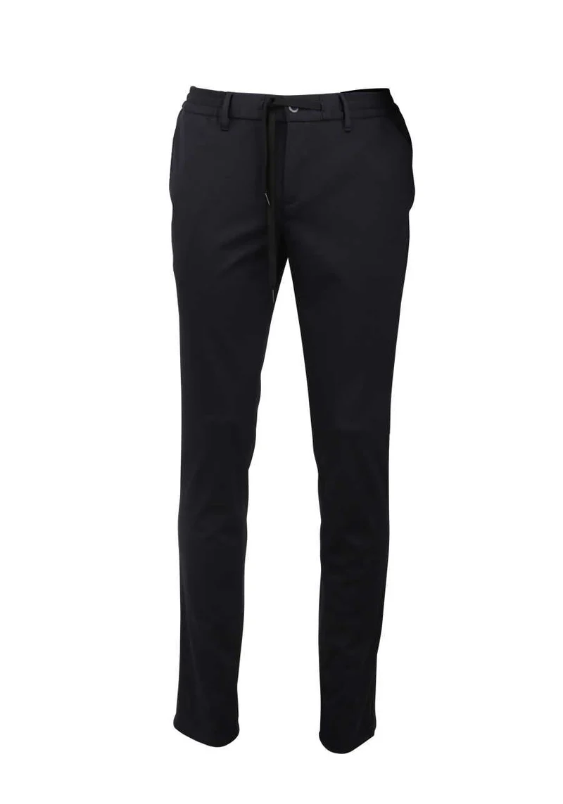 Alberto Stoffhose marineblau