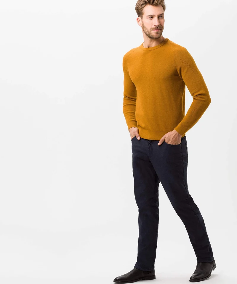 Brax Stoffhose blau