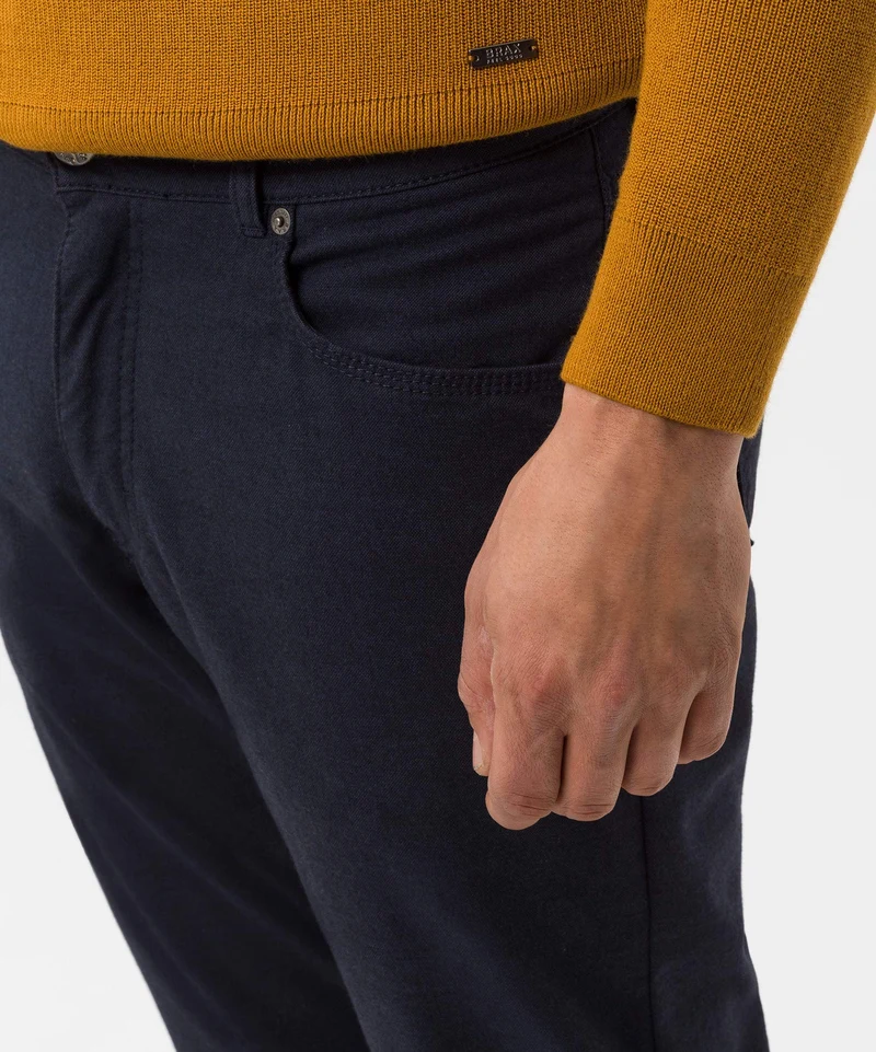 Brax Stoffhose blau