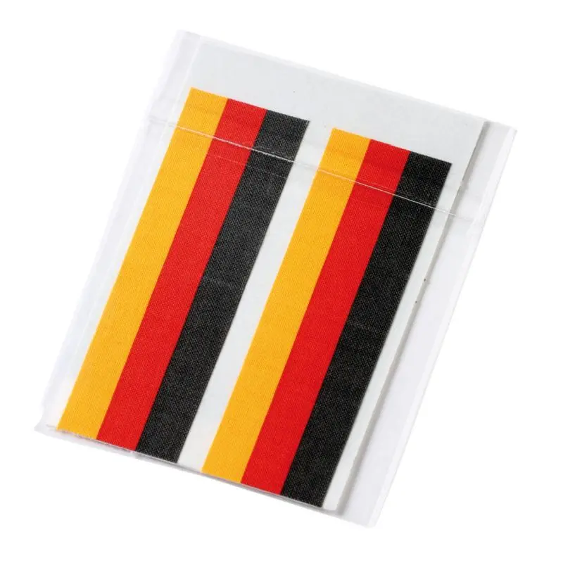 Fantape Rechteck 4er-Set Deutschland – Nationalfarben für Fans