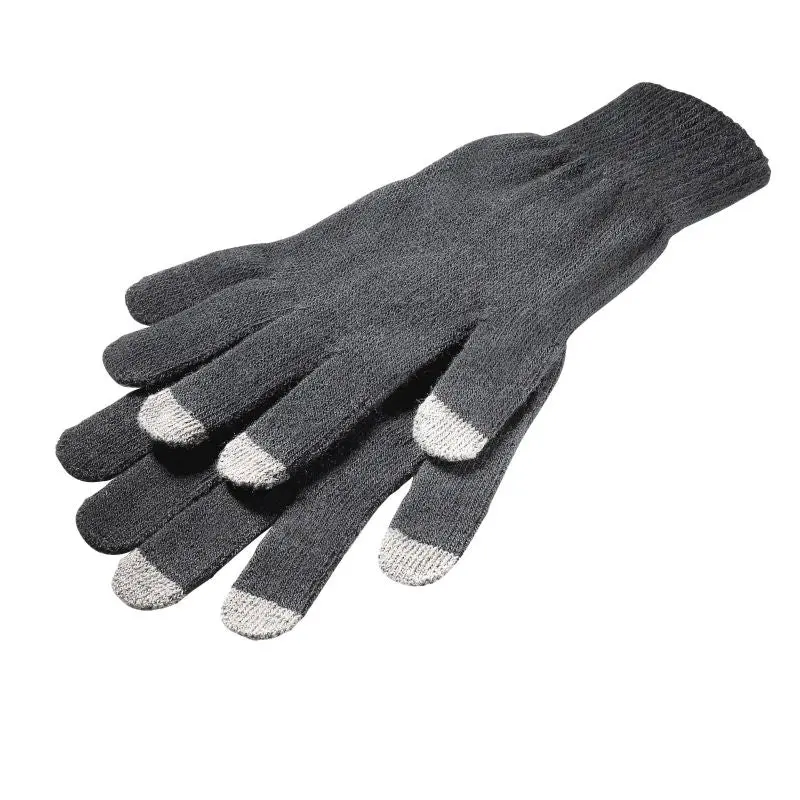 Smartphone Handschuhe Touch: Schwarz-Grau, Bequem, Funktional für Kalte Tage