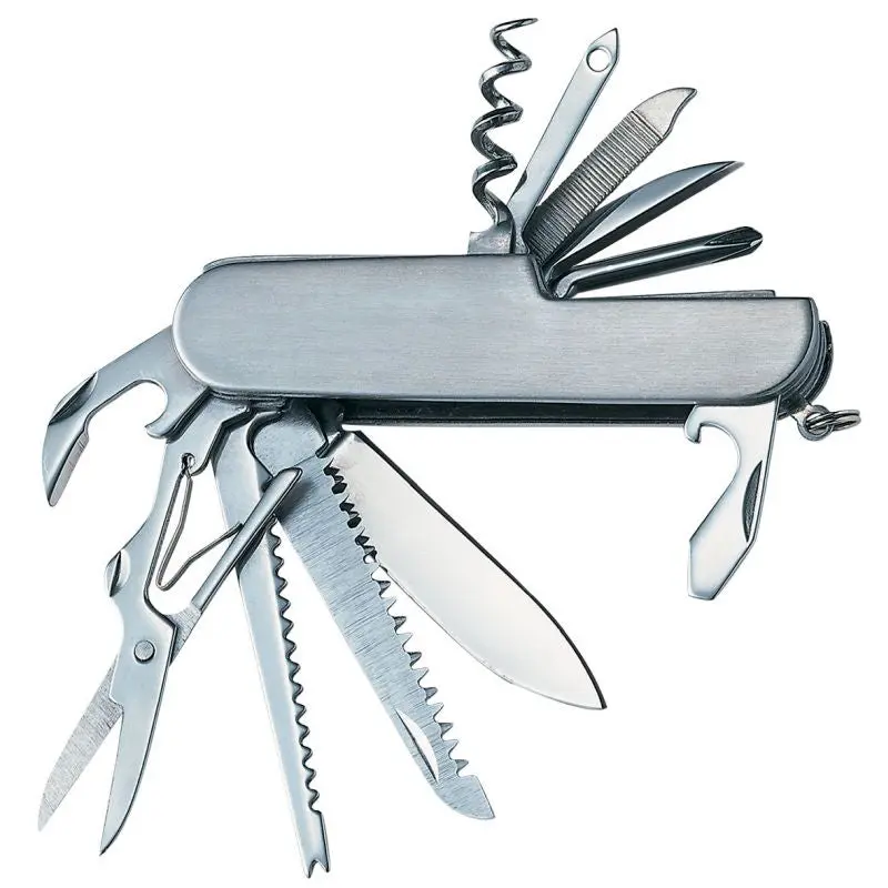 Großes Silbernes Taschenmesser Steel - Robust und Vielseitig