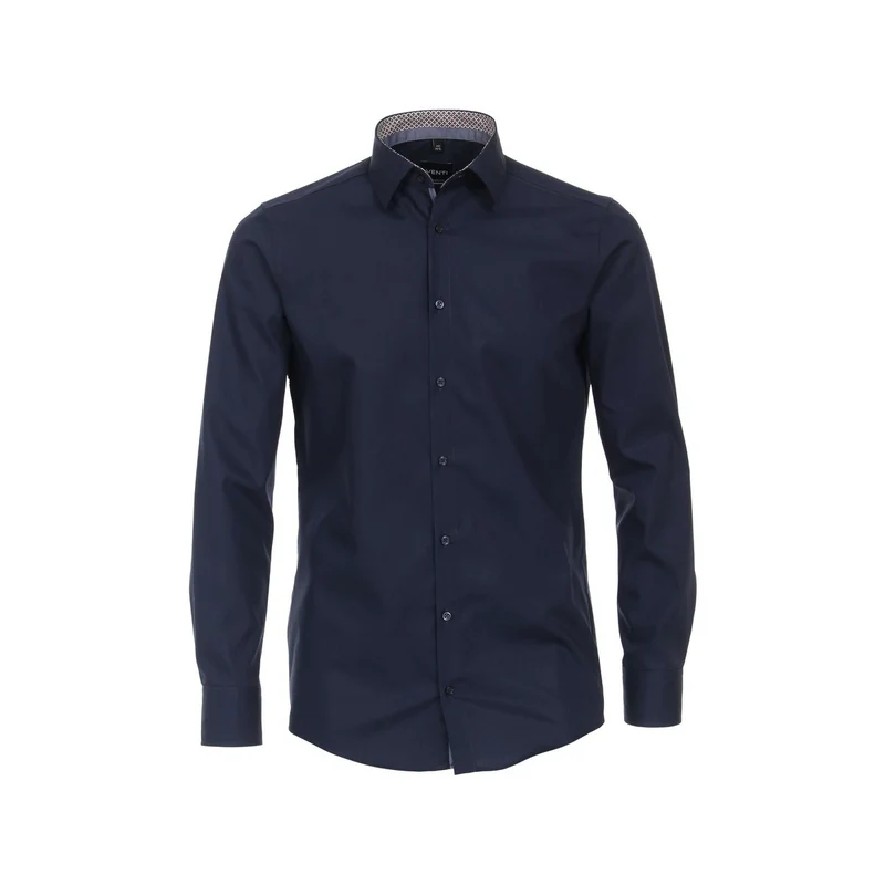 Venti Langarm FreizeitHemd blau
