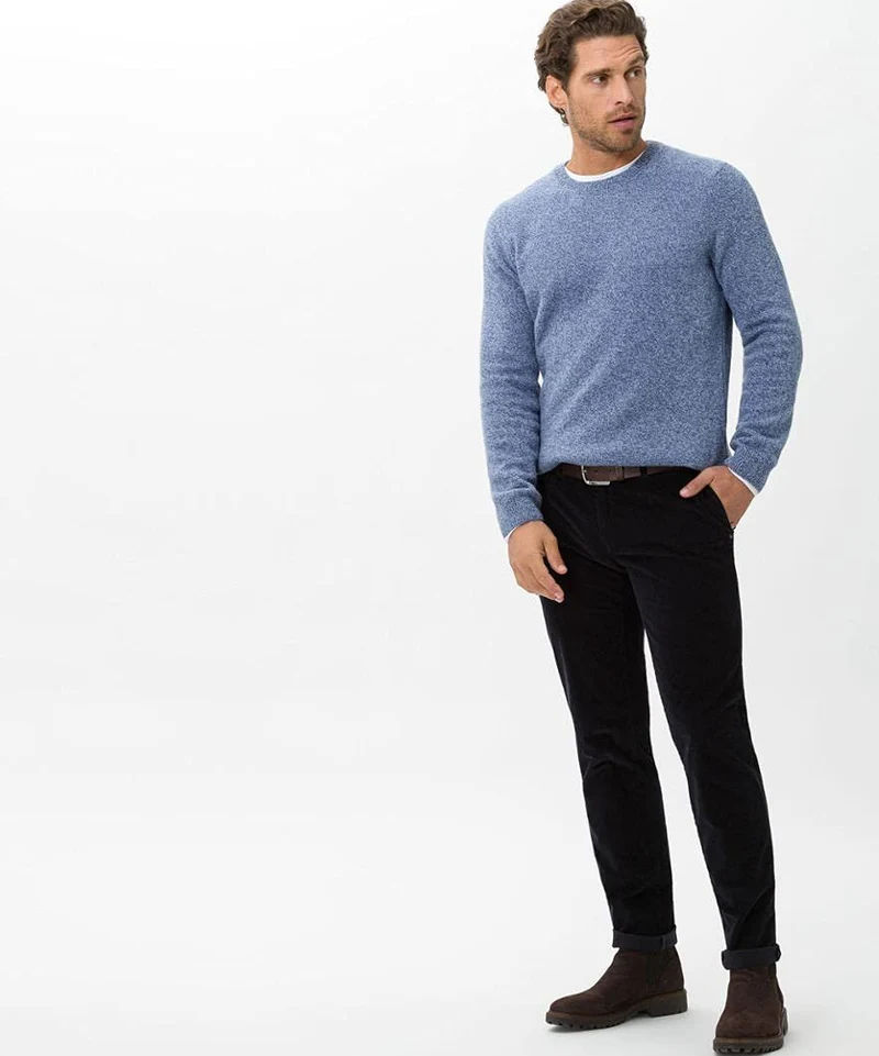 Brax Stoffhose marineblau