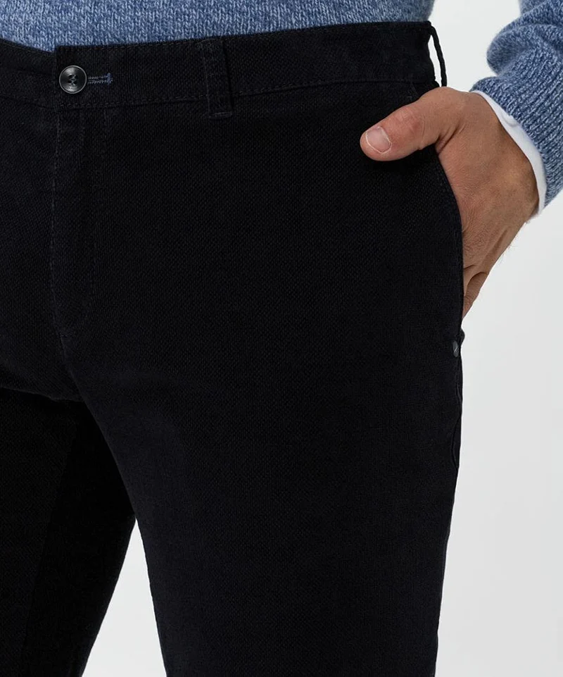 Brax Stoffhose marineblau