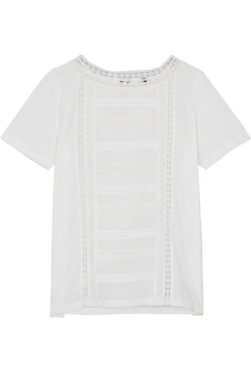 Damen T-Shirt mit Verzierungen