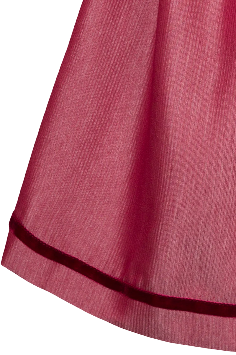 Kinderdirndl aus Samt mit Herz-Ausschnitt