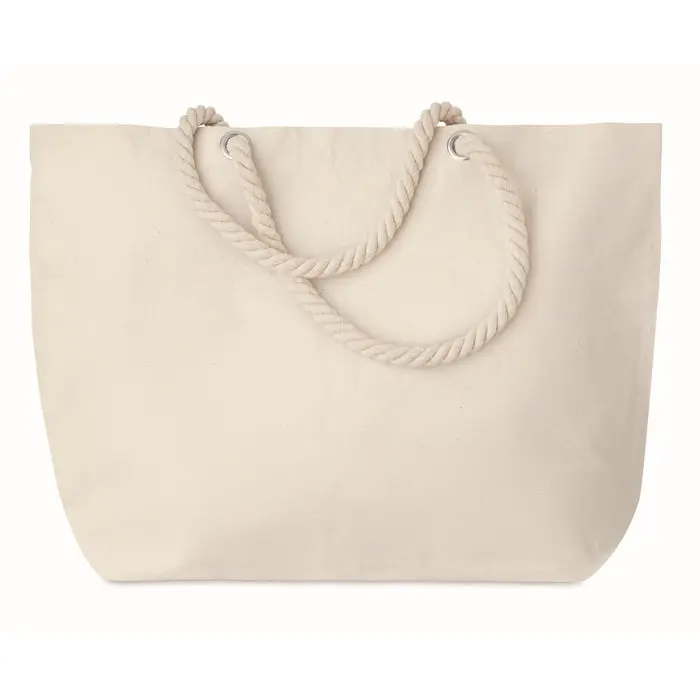 MENORCA Strandtasche in Beige mit Kordelgriff – Stilvoll & Geräumig
