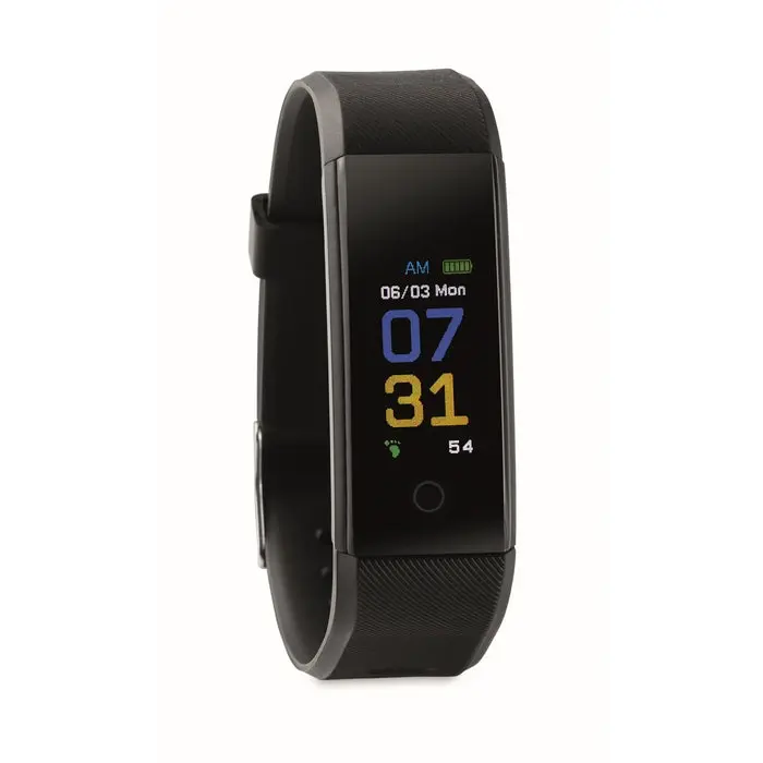 Intelligente Gesundheitsuhr MUEVE WATCH - Stilvoll Schwarz, Multifunktional