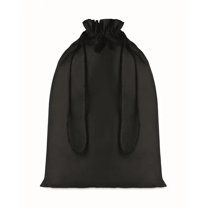 Großer L TASKE Kordelzugbeutel - Elegantes Schwarz