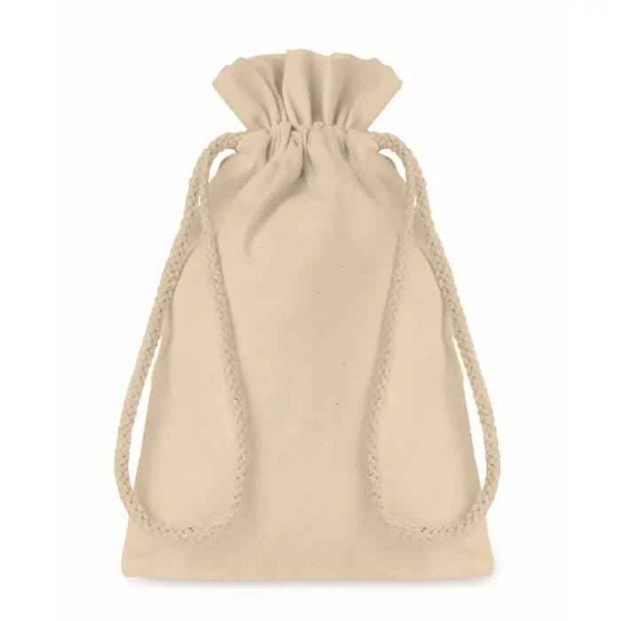 Kompakter S TASKE SMALL Kordelzugbeutel - Elegant Beige