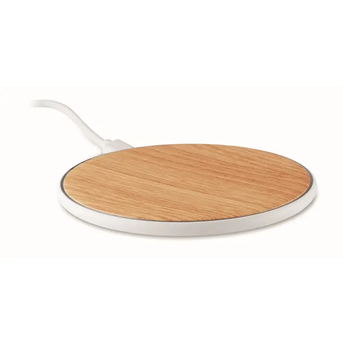 TISPAD Weiße Drahtlose Ladestation – Elegantes Induktives Ladepad