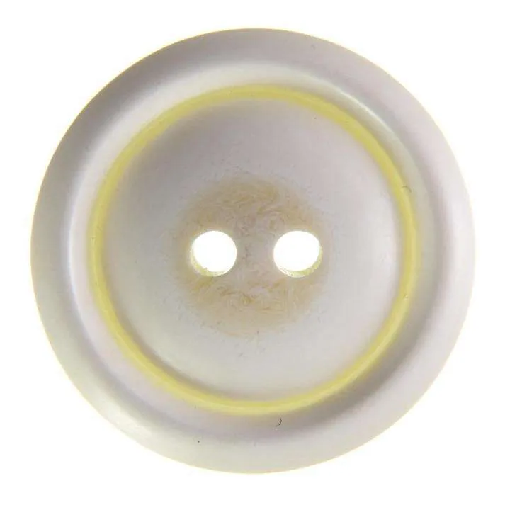 Knopf schlicht Creme/Natur – Kunststoffknopf KN-203