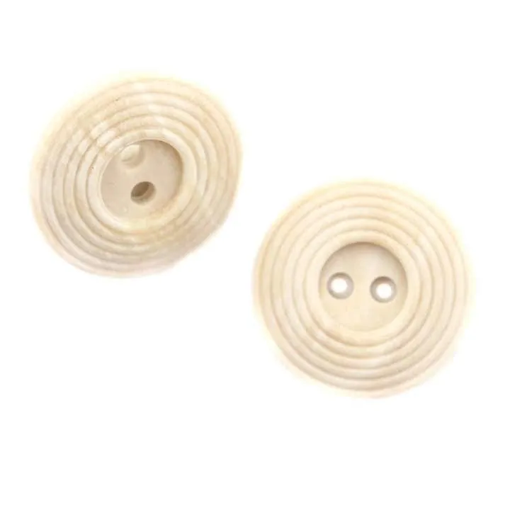 Knopf Schnecke Beige – Kunststoffknopf KBG-19