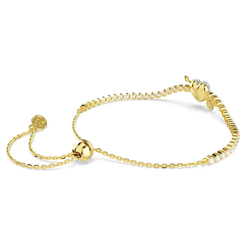 Swarovski Armband Damen Idyllia Herz mit Pfeil Weiß Goldfarben 5744061