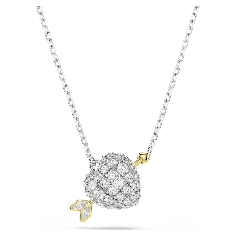 Swarovski Halskette Unisex Idyllia Herz mit Pfeil Weiß Metallmix 5737291