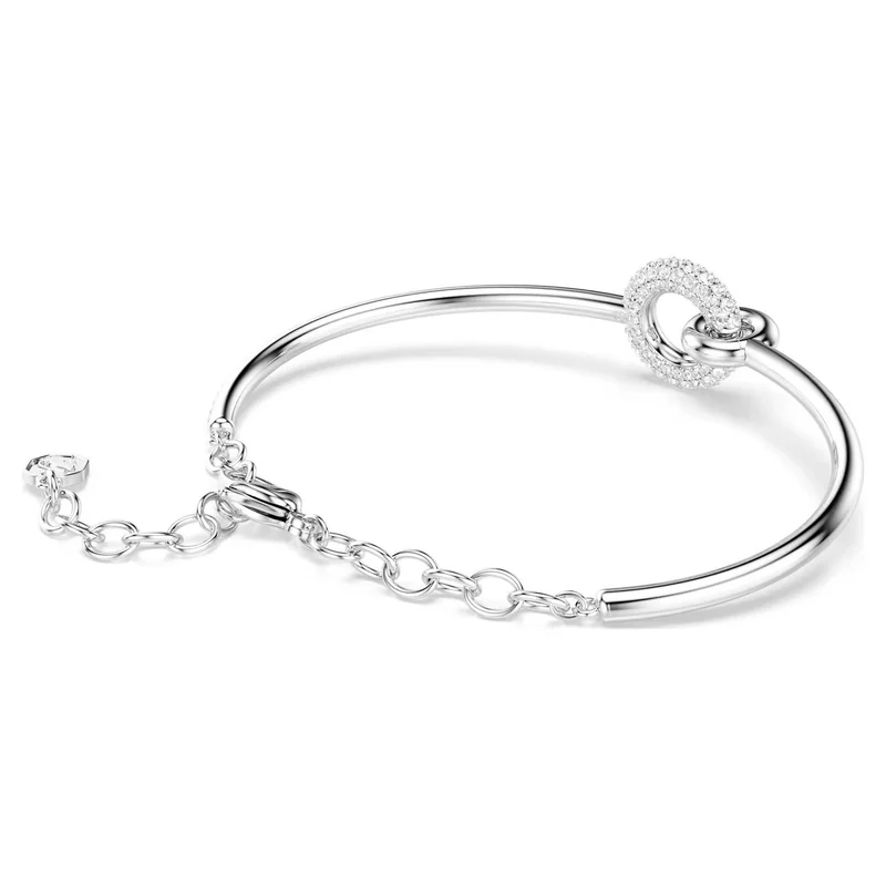 Swarovski Armreif Unisex Dextera Armreif Rundschliff Weiß 5743569