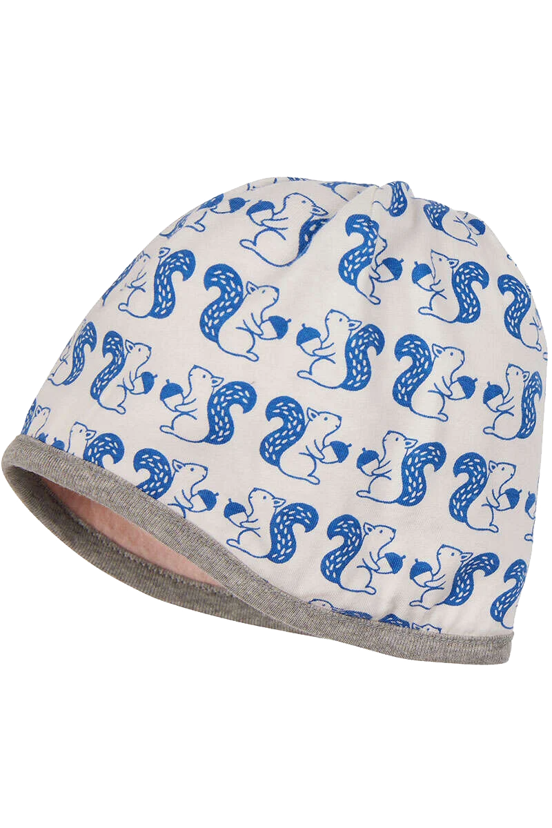 WENDE-Mütze Wollfleece Baby und Kleinkind