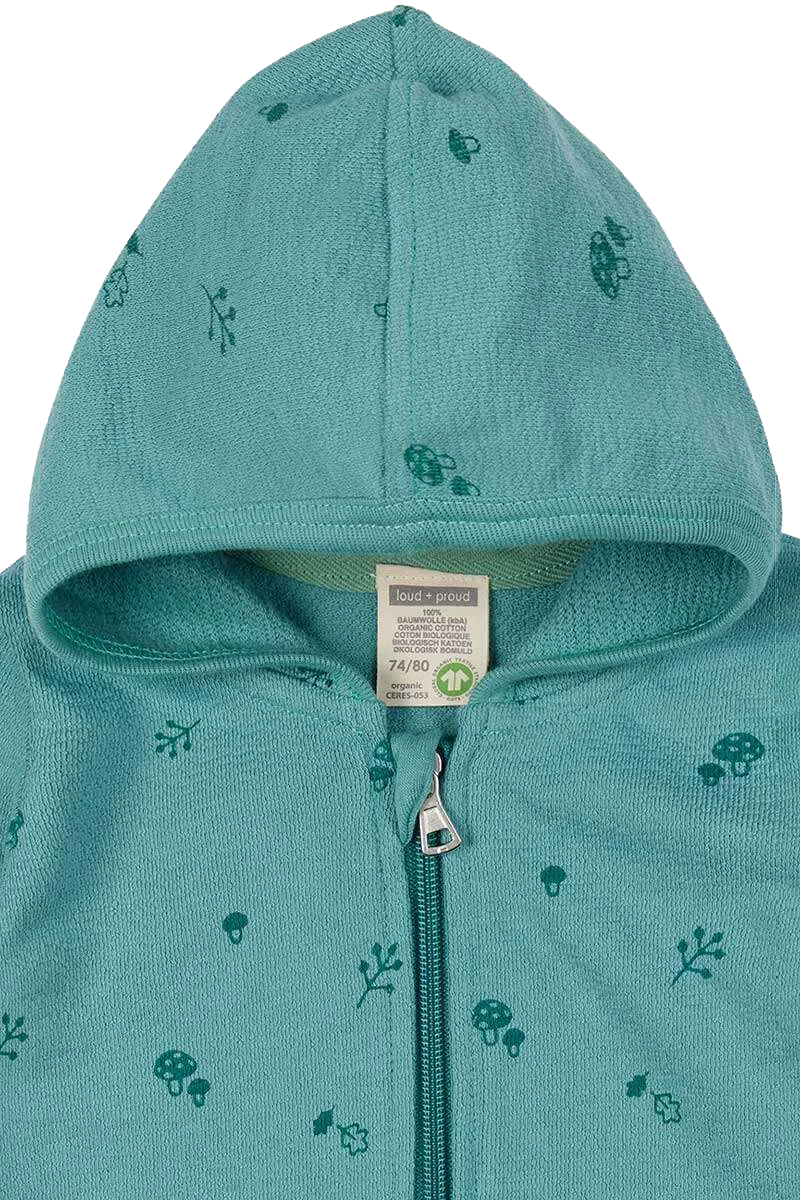 Jacke mit Kapuze Waldmotive Baby und Kleinkind