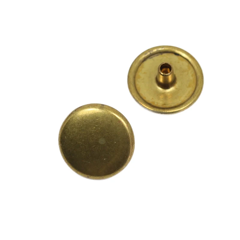 Druckknopf Messingfarben 12 mm – Metallknopf NK-301