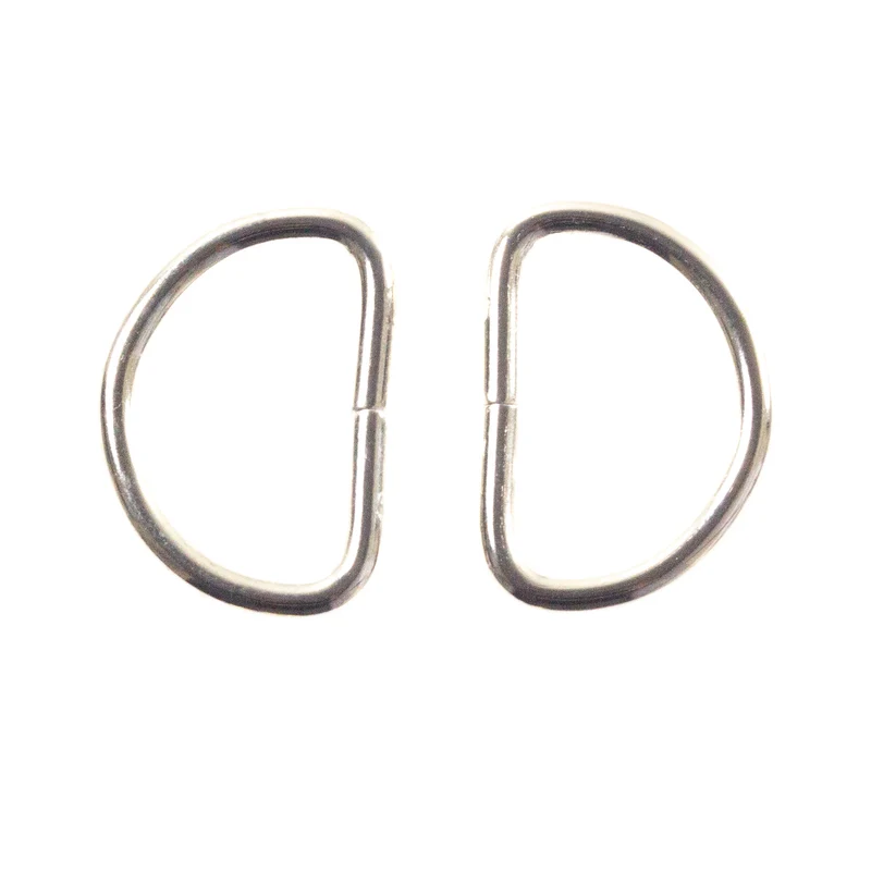D-Ring Silberfarben – Metall HRI-4