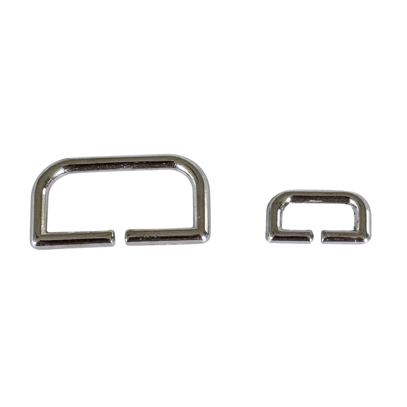 D-Ring Silber – Metallring HRI-2