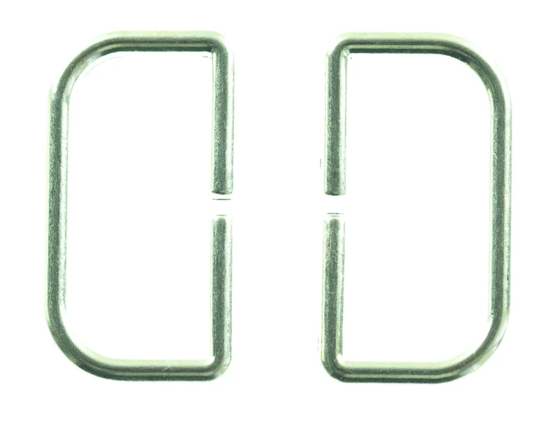 D-Ring Silber – Metallring HRI-2