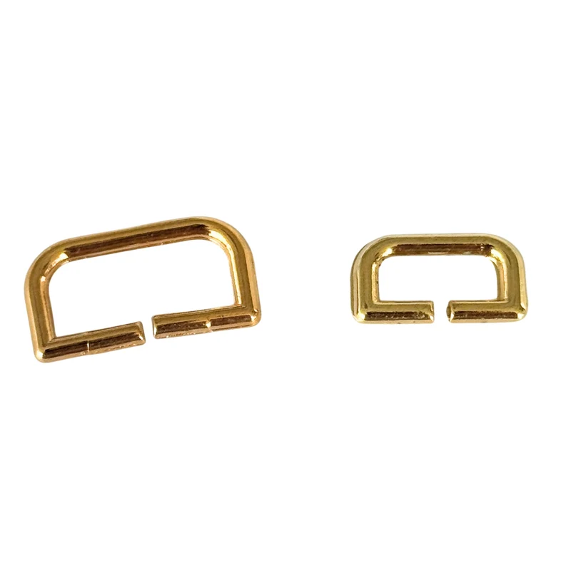 D-Ring Gold – Metallring HRI-2
