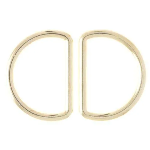 D-Ring Gold – Metallring HRI-1