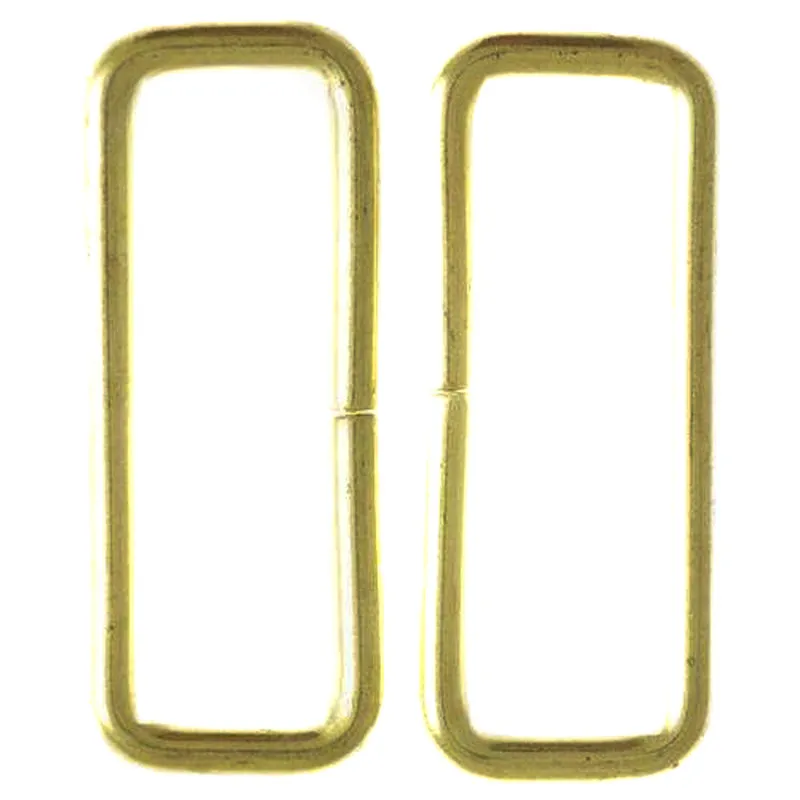 D-Ring Eckig Goldfarben – Metall HRI-20