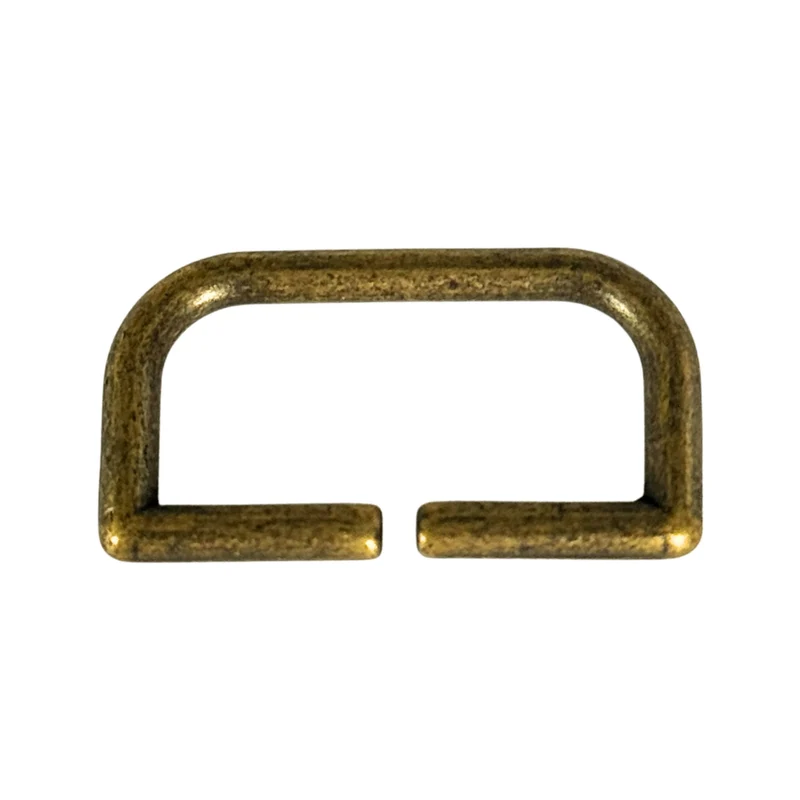 D-Ring Altgold – Metallring HRI-2