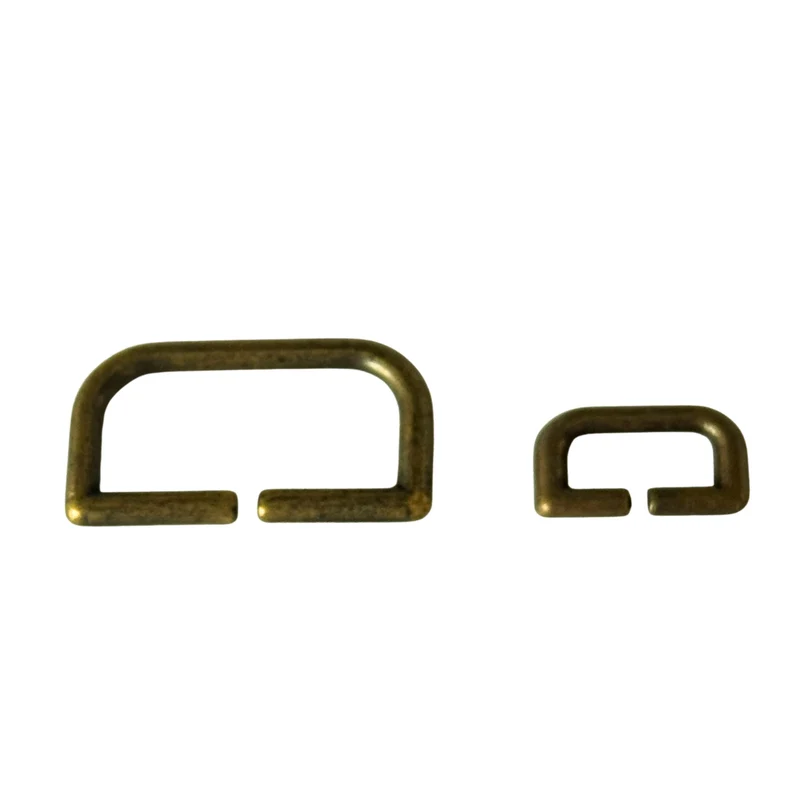 D-Ring Altgold – Metallring HRI-2