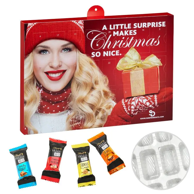 Öko-Adventskalender mit Hello Mini Stick Mix, individualisierbar
