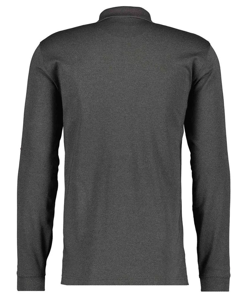 Ragman Herren Softknitpolo Langarm